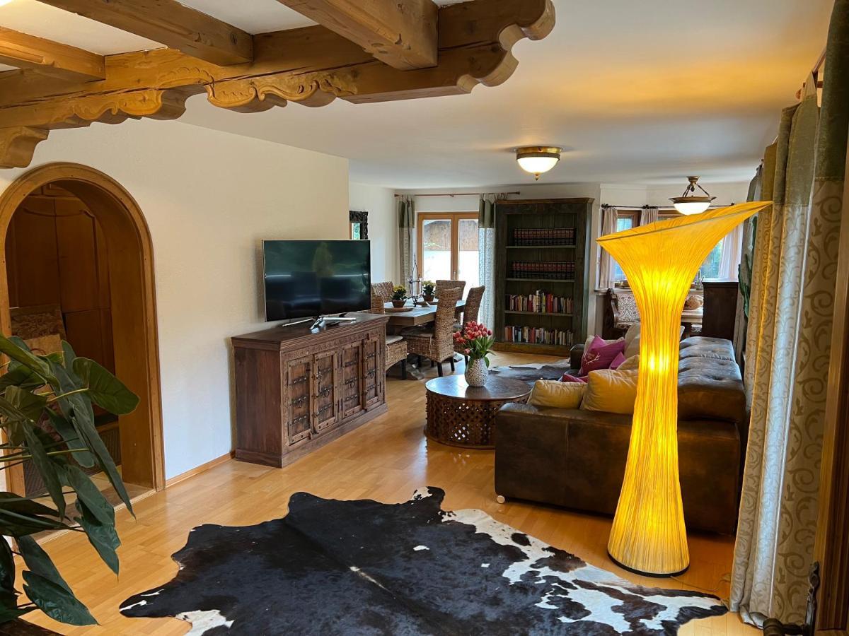 Alpen Suite Tegernsee - Grosse Sonnenterasse Und Idyllischer Garten Bad Wiessee Bagian luar foto